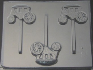 3020 Coach Carriage Chocolate or Hard Candy Lollipop Mold